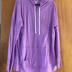 Purple hoodie
